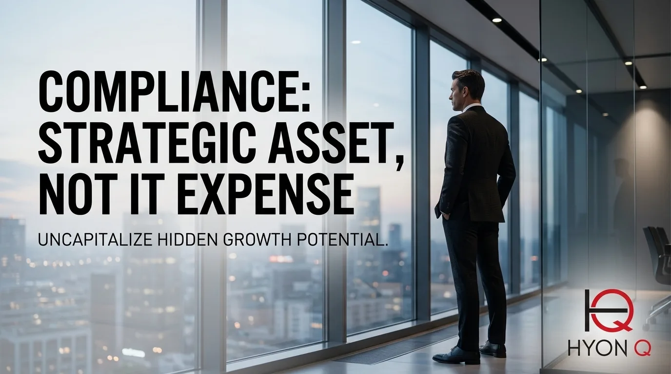 WHY TREATING DIGITAL COMPLIANCE AS AN IT EXPENSE IS COSTING YOU CAPITAL