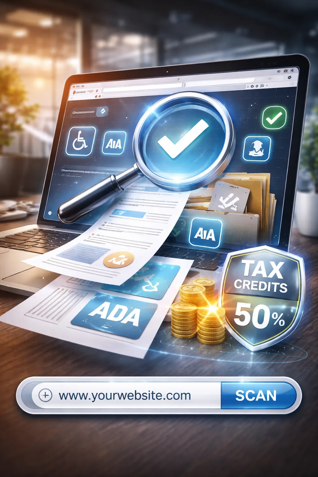 Accessibility technology background